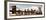 Vintage Panoramic, Skyline of NYC, Manhattan and Brooklyn Bridge, One World Trade Center, US-Philippe Hugonnard-Framed Photographic Print