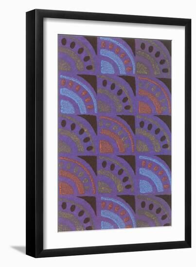 Vintage Paper, Abstract Pattern-null-Framed Art Print