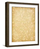 Vintage Paper Decorated with Stars-A_nella-Framed Art Print