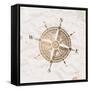 Vintage Paper With Compass Rose-vso-Framed Stretched Canvas