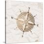 Vintage Paper With Compass Rose-vso-Stretched Canvas