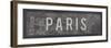 Vintage Paris-The Vintage Collection-Framed Giclee Print