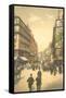 Vintage Parisian Street Scene-null-Framed Stretched Canvas