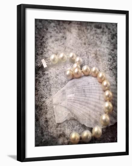 Vintage Pearls-Jai Johnson-Framed Giclee Print