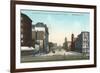 Vintage Pennsylvania Avenue, Capitol-null-Framed Art Print