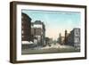 Vintage Pennsylvania Avenue, Capitol-null-Framed Art Print