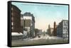 Vintage Pennsylvania Avenue, Capitol-null-Framed Stretched Canvas
