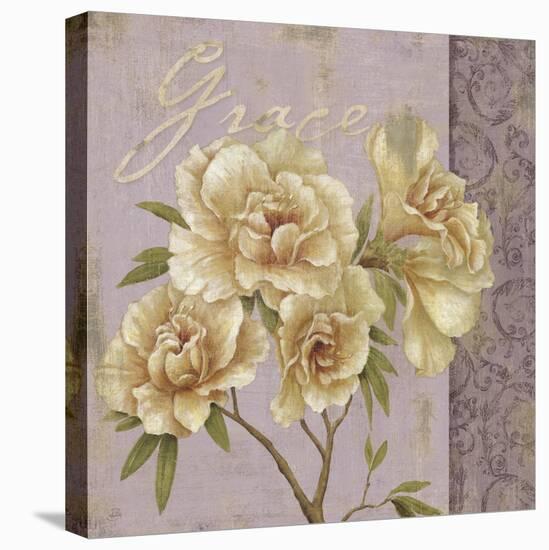 Vintage Petals V-Daphné B.-Stretched Canvas