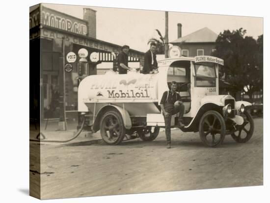 Vintage Petrol Tanker in New South Wales, Australia-null-Stretched Canvas