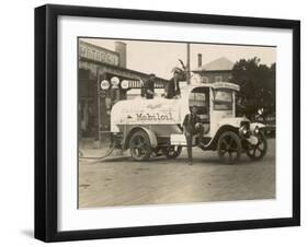 Vintage Petrol Tanker in New South Wales, Australia-null-Framed Premium Photographic Print