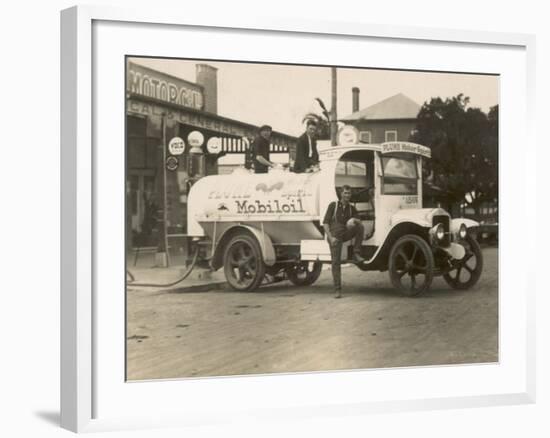 Vintage Petrol Tanker in New South Wales, Australia-null-Framed Photographic Print