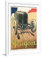 Vintage Peugeot-null-Framed Art Print