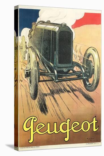 Vintage Peugeot-null-Stretched Canvas