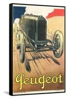 Vintage Peugeot-null-Framed Stretched Canvas
