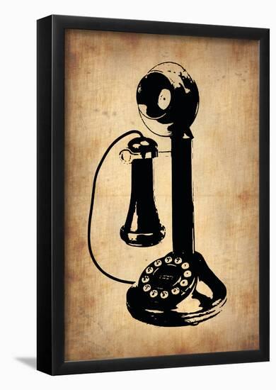 Vintage Phone 2-NaxArt-Framed Poster
