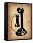 Vintage Phone 2-NaxArt-Framed Stretched Canvas