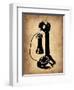 Vintage Phone 2-NaxArt-Framed Art Print