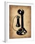 Vintage Phone 2-NaxArt-Framed Art Print