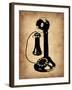 Vintage Phone 2-NaxArt-Framed Art Print