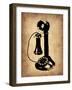 Vintage Phone 2-NaxArt-Framed Art Print