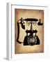 Vintage Phone 3-NaxArt-Framed Art Print