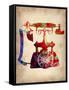 Vintage Phone 4-NaxArt-Framed Stretched Canvas