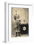 Vintage Photo of Child Sword Swallower-chippix-Framed Photographic Print