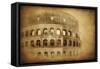 Vintage Photo of Coliseum in Rome, Italy-null-Framed Stretched Canvas