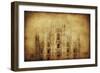 Vintage Photo of Duomo Di Milano, Milan, Italy-null-Framed Photographic Print