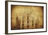 Vintage Photo of Duomo Di Milano, Milan, Italy-null-Framed Photographic Print