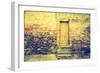 Vintage Photo of Old Wall with Doors-Milosz_G-Framed Photographic Print