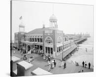 Atlantic City Steel Pier, 1910s-Vintage Photography-Stretched Canvas