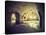 Vintage Picture of Dungeon, Cellar in Retro Style.-Maciej Bledowski-Stretched Canvas