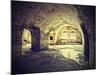 Vintage Picture of Dungeon, Cellar in Retro Style.-Maciej Bledowski-Mounted Premium Photographic Print