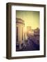 Vintage Picture of Santiago De Chile Downtown.-Maciej Bledowski-Framed Photographic Print