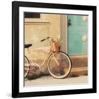 Vintage Pink Bike-Mandy Lynne-Framed Art Print