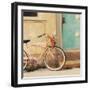 Vintage Pink Bike-Mandy Lynne-Framed Art Print