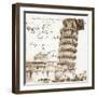 Vintage Pisa-Carole Stevens-Framed Art Print
