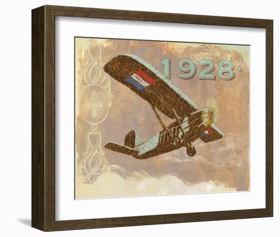 Vintage Plane I-Alan Hopfensperger-Framed Art Print