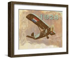 Vintage Plane I-Alan Hopfensperger-Framed Art Print