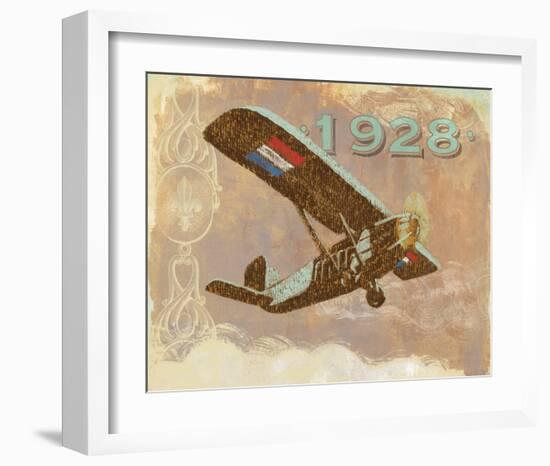 Vintage Plane I-Alan Hopfensperger-Framed Art Print