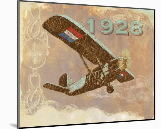 Vintage Plane I-Alan Hopfensperger-Mounted Art Print