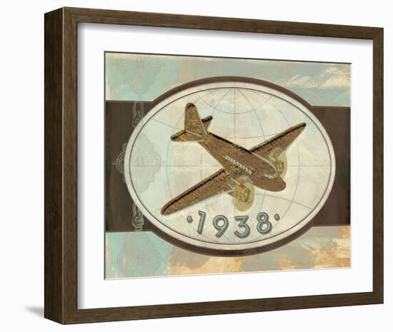 Vintage Plane II-Alan Hopfensperger-Framed Art Print