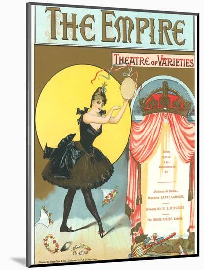 Vintage Playbill Foir Empire Theatre-null-Mounted Art Print