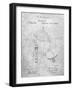 Vintage Police Handcuffs Patent-Cole Borders-Framed Art Print