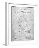 Vintage Police Handcuffs Patent-Cole Borders-Framed Art Print