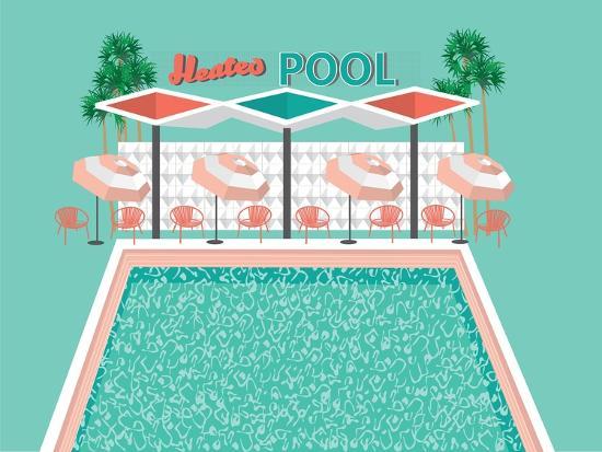 'Vintage Pool' Posters - Jen Bucheli | AllPosters.com