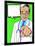 Vintage Pop Art Doctor with Pointing Hand-jorgenmac-Framed Art Print