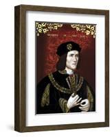 Vintage Portrait of King Richard Iii of England-Stocktrek Images-Framed Art Print