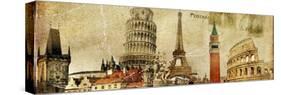 Vintage Postal Card - European Holidays-Maugli-l-Stretched Canvas